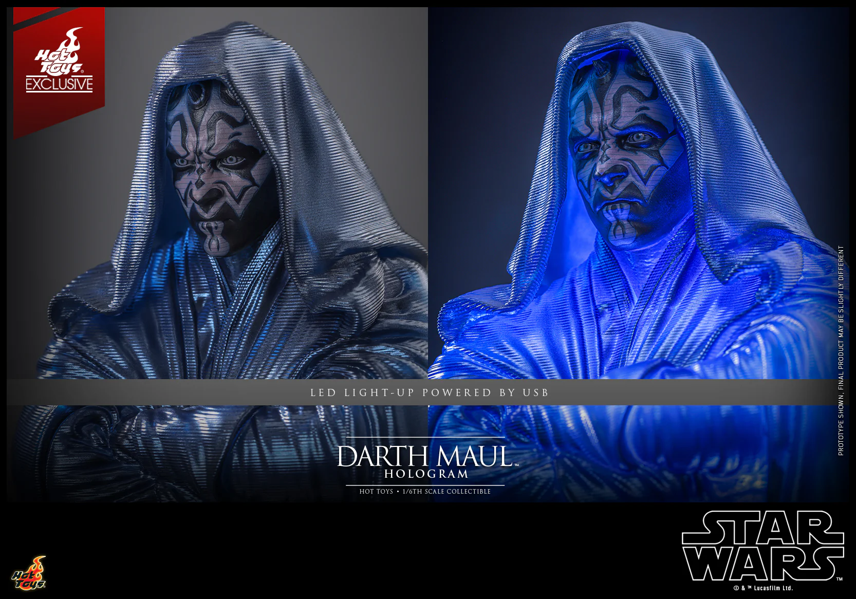ACS015 - Star Wars: The Phantom Menace - 1/6th scale Darth Maul Hologram Collectible [Hot Toys Exclusive] - Image 12