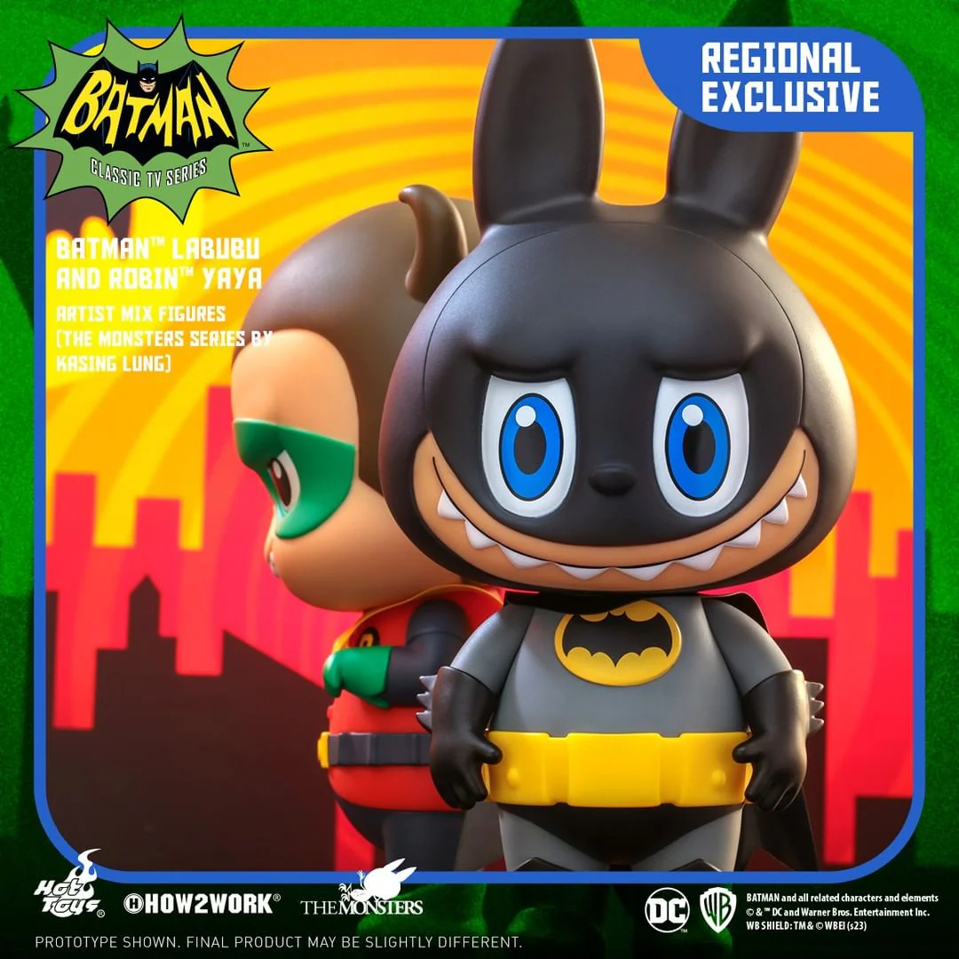 AMC036 - Batman (1966) - Batman Labubu & Robin Yaya Artist Mix Figures (The Monsters Series by Kasing Lung) - Image 4
