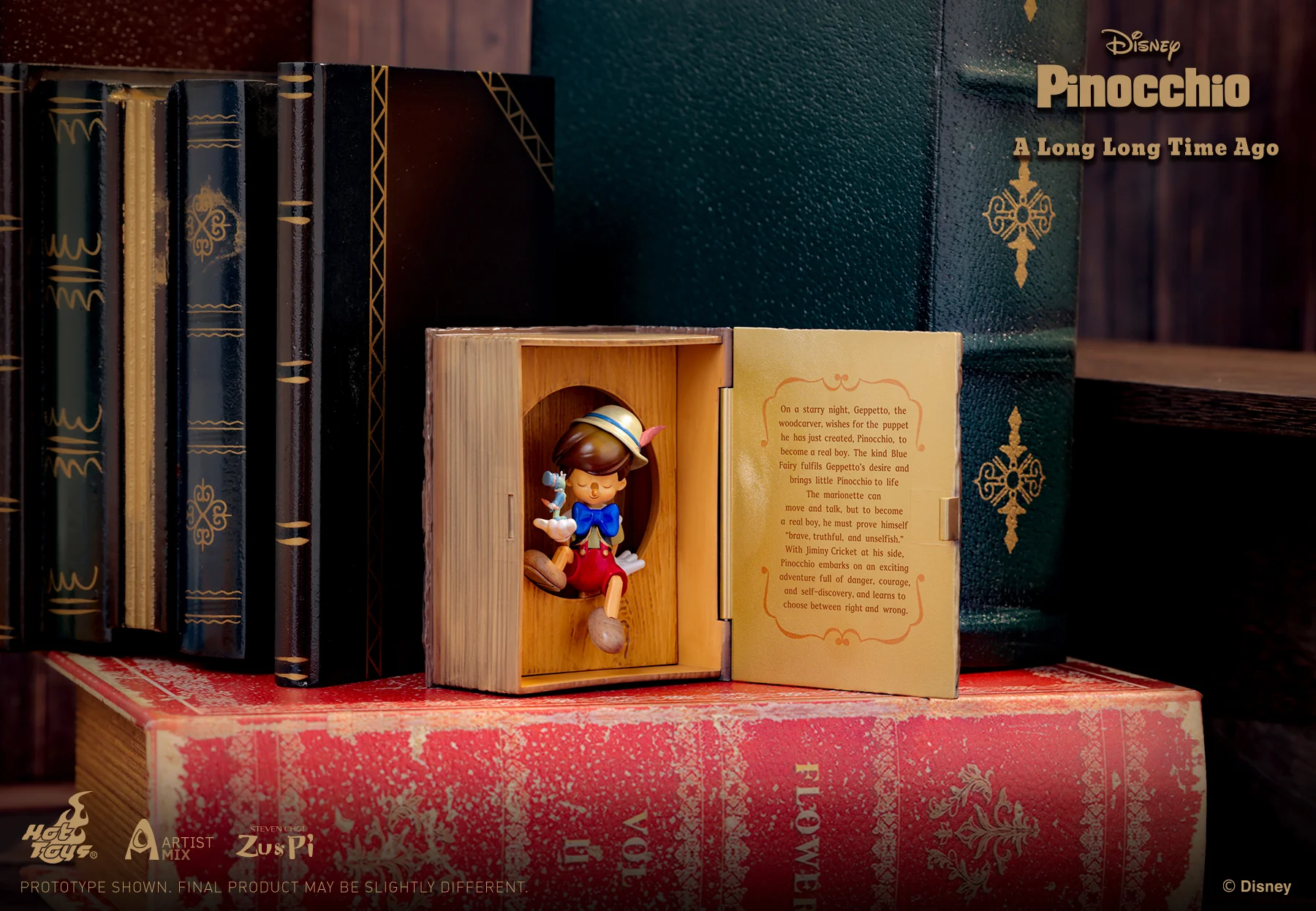 AMC039 - Pinocchio - Pinocchio Fantasy Heart Song Artist Mix Collectibles Designed by Zu and Pi @ Steven Choi - Image 10