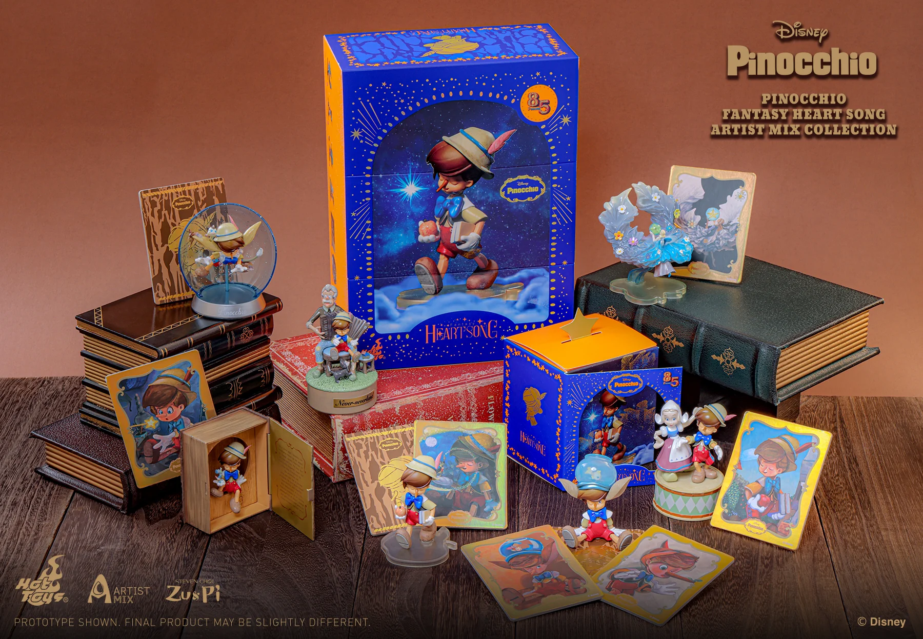 AMC039 - Pinocchio - Pinocchio Fantasy Heart Song Artist Mix Collectibles Designed by Zu and Pi @ Steven Choi - Image 18