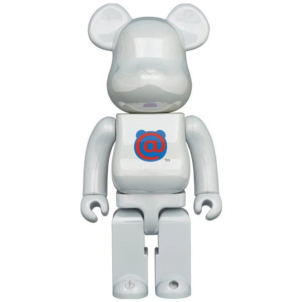 BE@RBRICK 1st Model White Chrome 400%