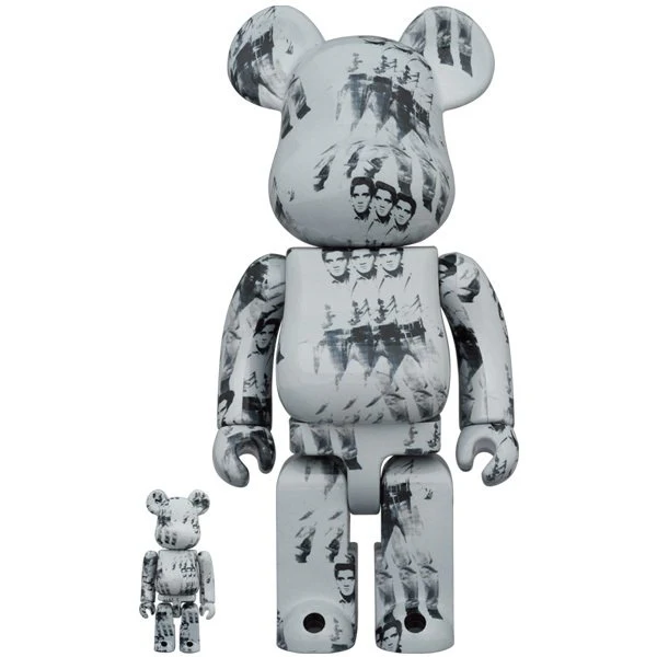 BE@RBRICK Andy Warhol’s Elvis Presley 100% & 400%