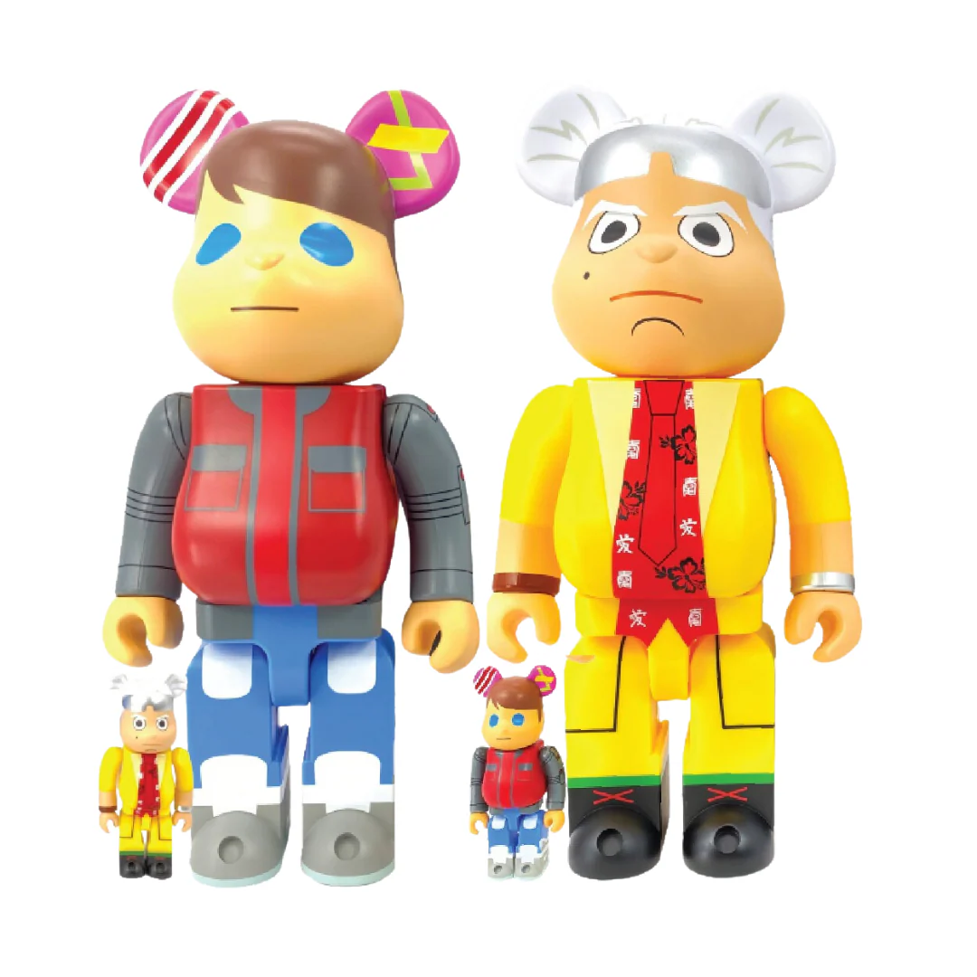 BE@RBRICK Back To The Future 100% & 400% Set Of 2 - Image 2