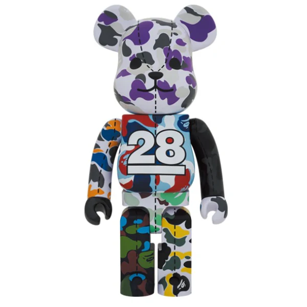 BE@RBRICK BAPE 28th Camo Multi 1000% #1 - Image 2