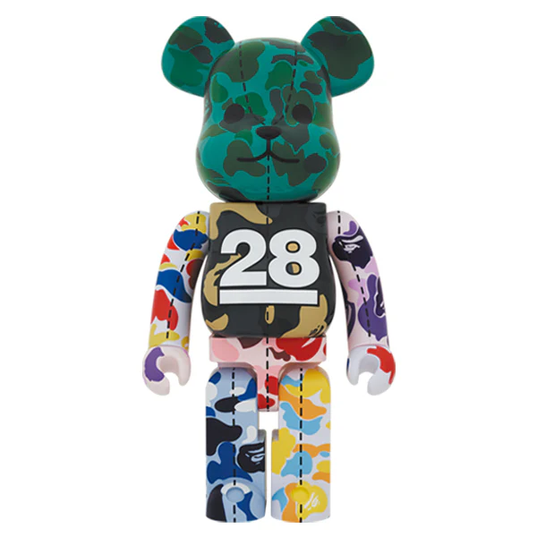 BE@RBRICK BAPE(R) 28th Anniversary Multi 1000% #4 - Image 2