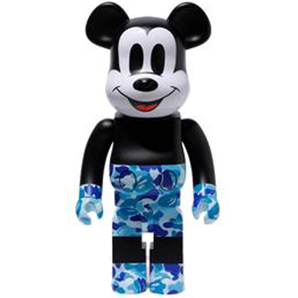 BE@RBRICK BAPE(R) Mickey Mouse 1000% Blue - Image 2