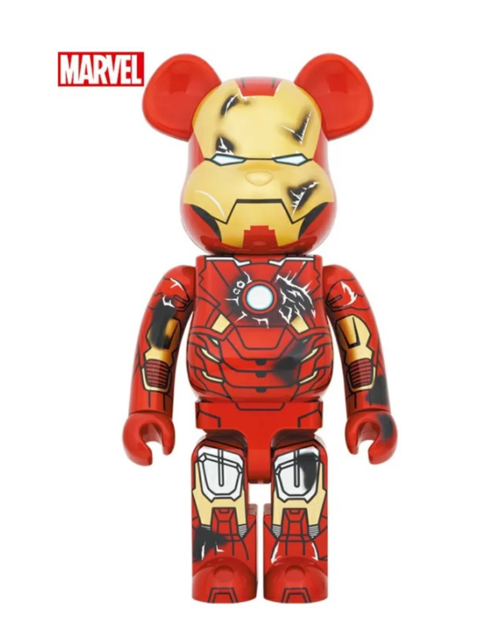 BE@RBRICK Iron Man Mark VII Damage Ver. 1000%