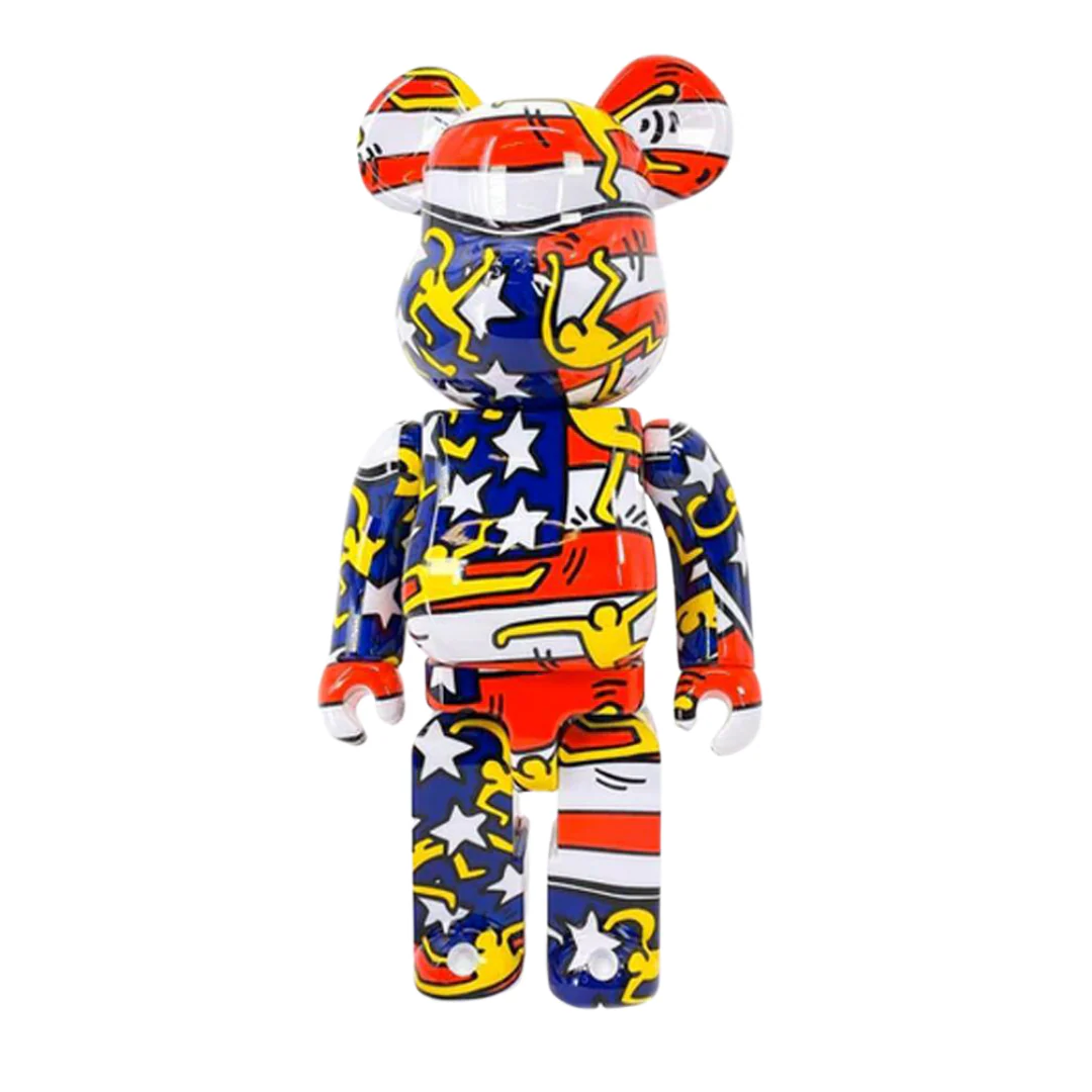 BE@RBRICK Keith Haring (American Flag) 1000% - Image 2