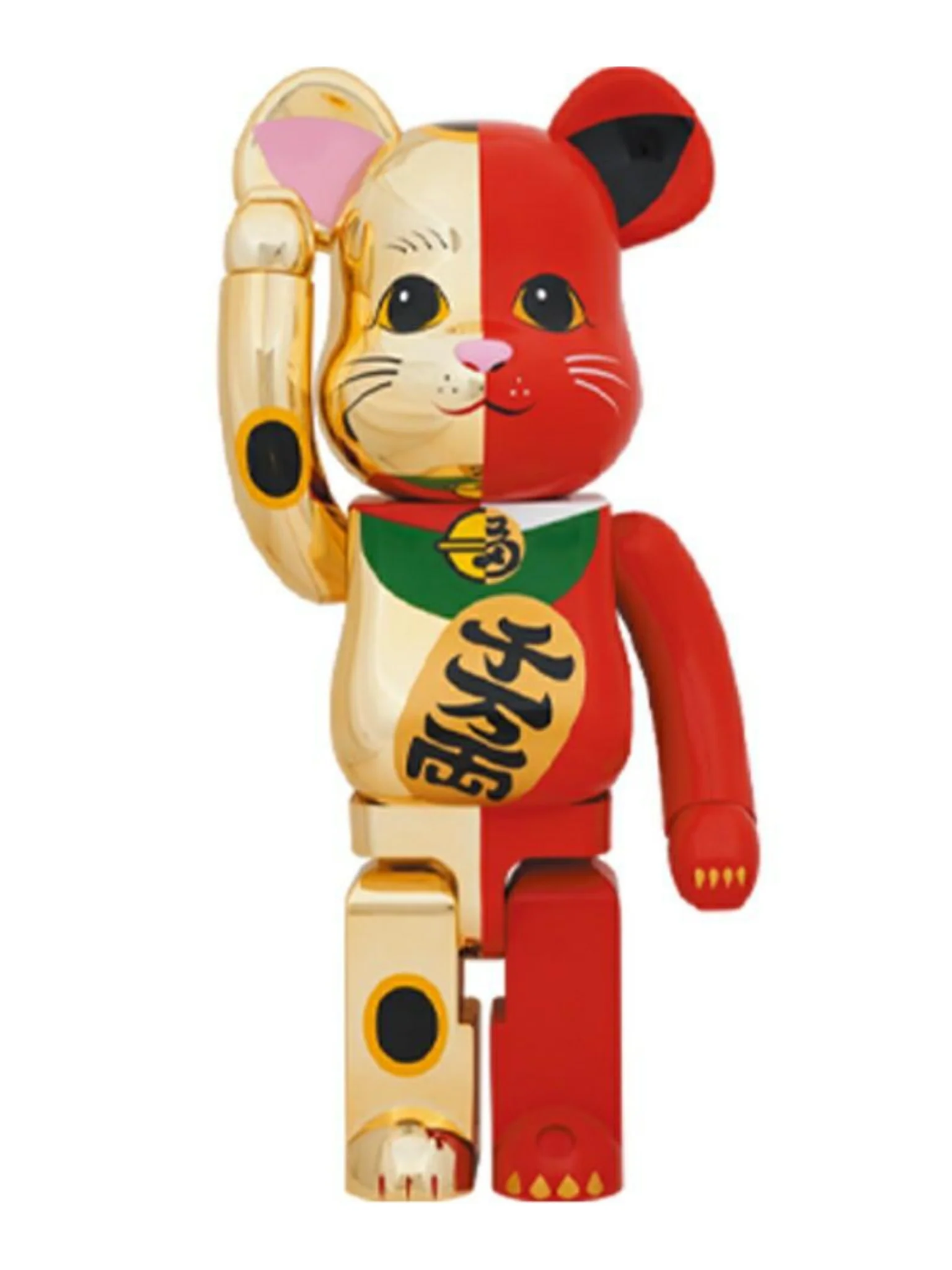 BE@RBRICK Manekineko Gold x Red 1000%
