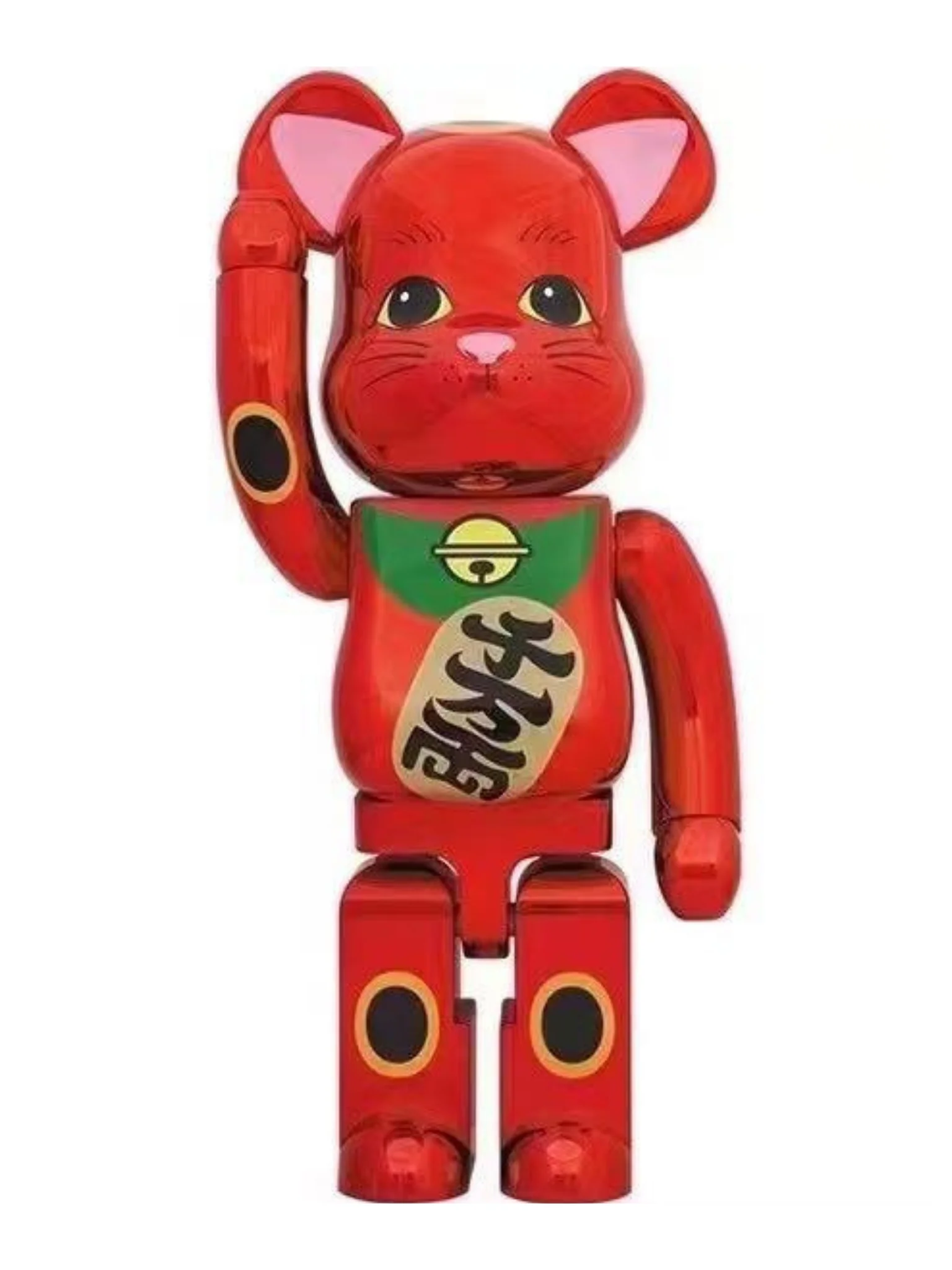 BE@RBRICK Manekineko Plum Blossom Gold Plated 1000%