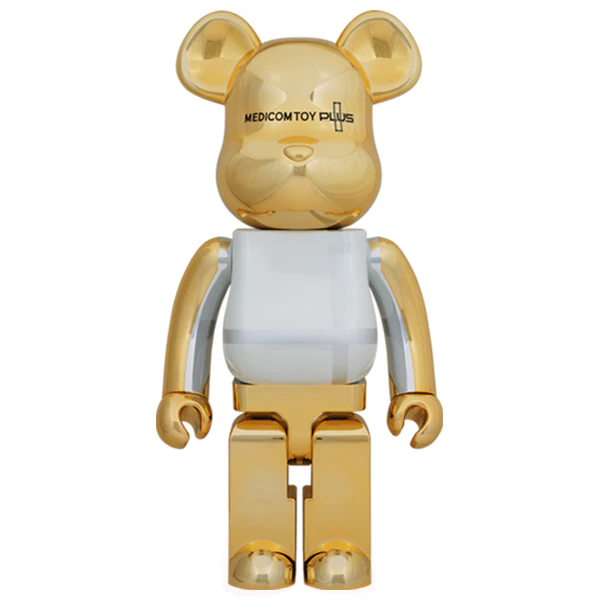 BE@RBRICK Medicom Toy Plus Gold Chrome 1000% - Image 2