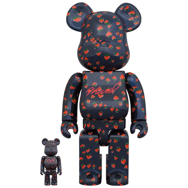 BE@RBRICK Muveil "Strawberry" 100% & 400%