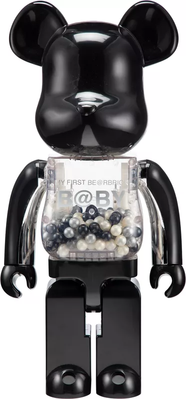 BE@RBRICK My First B@by (Black/Silver) 1000%(ASK)