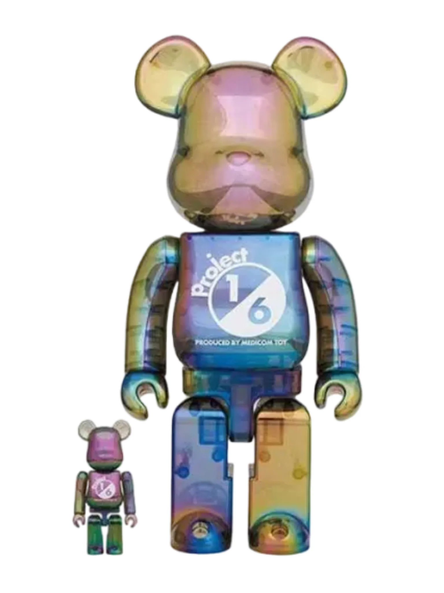 BE@RBRICK Project 1/6 Black Clear Chrome Ver. 100% & 400%