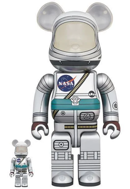 BE@RBRICK PROJECT MERCURY ASTRONAUT 100% & 400%