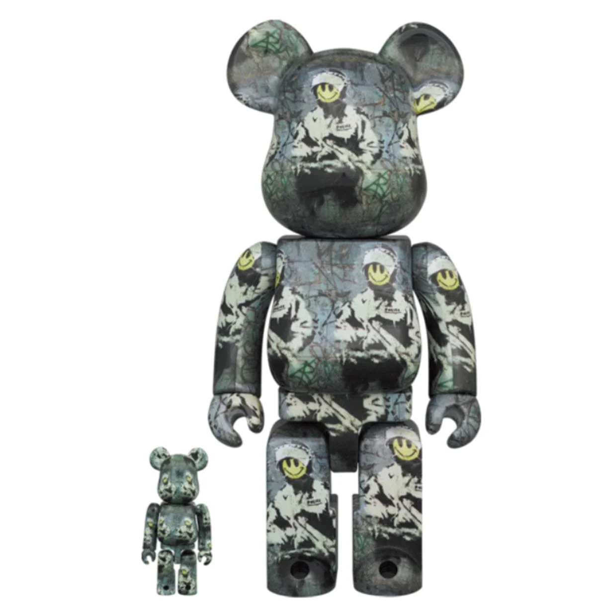 BE@RBRICK Riot Cop 100％ & 400％