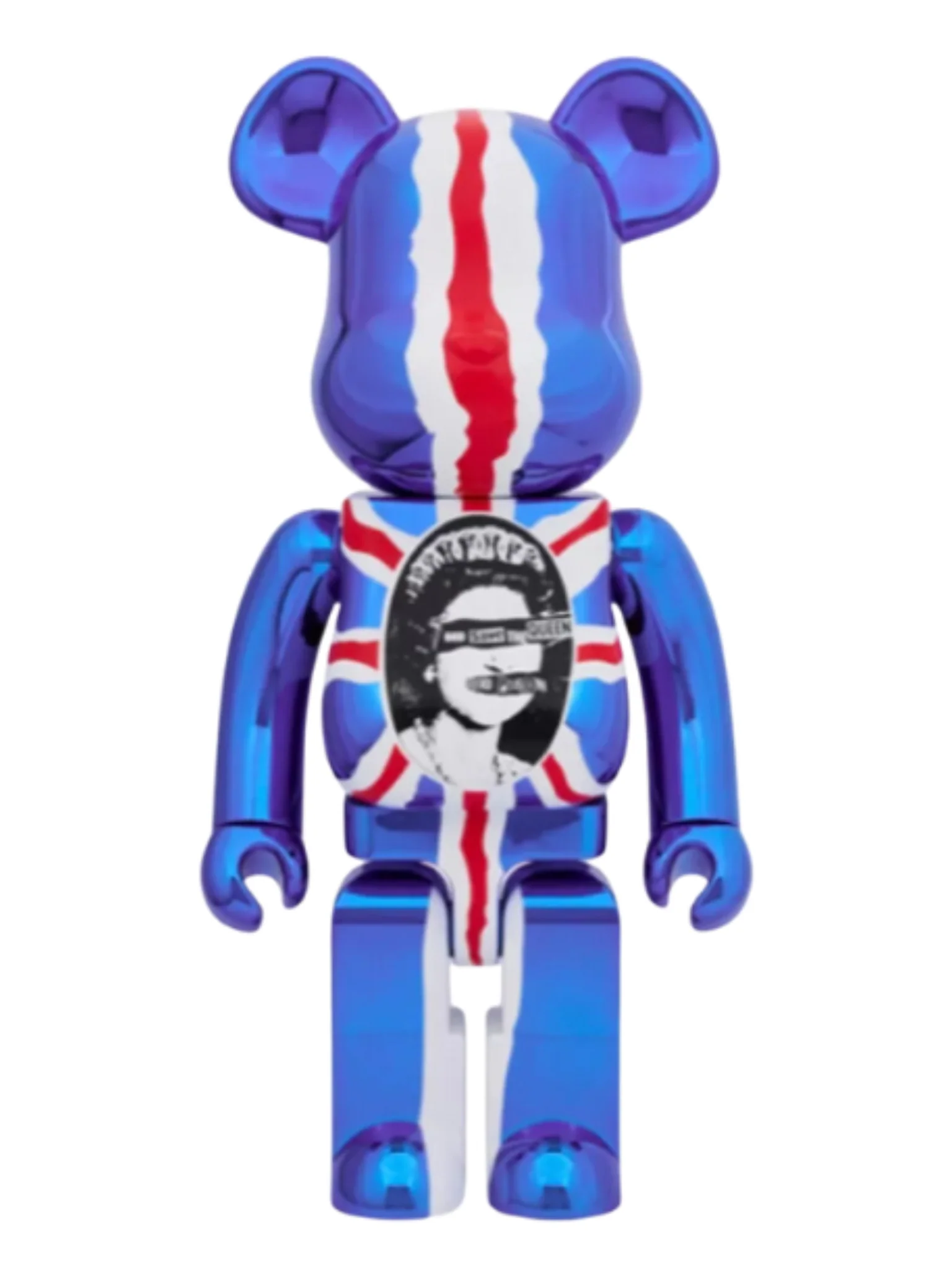 BE@RBRICK Sex Pistols "God Save The Queen" Chrome Ver. 1000%(ASK)