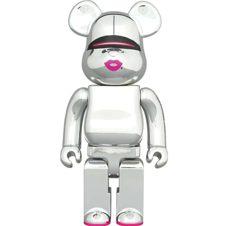 BE@RBRICK Sorayama x 2G Silver Ver 1000% (ASK) - Image 2