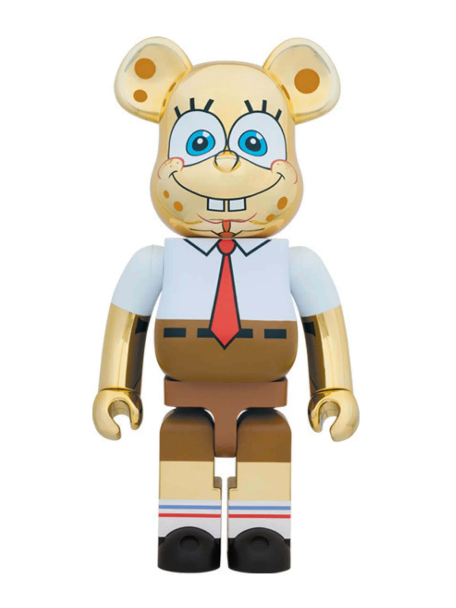 BE@RBRICK Spongebob Gold Chrome 1000%