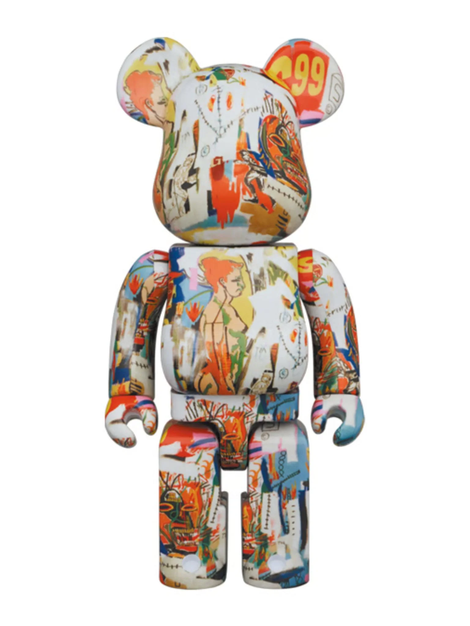 Bearbrick Andy Warhol X Jean-michel Basquiat #4 400%