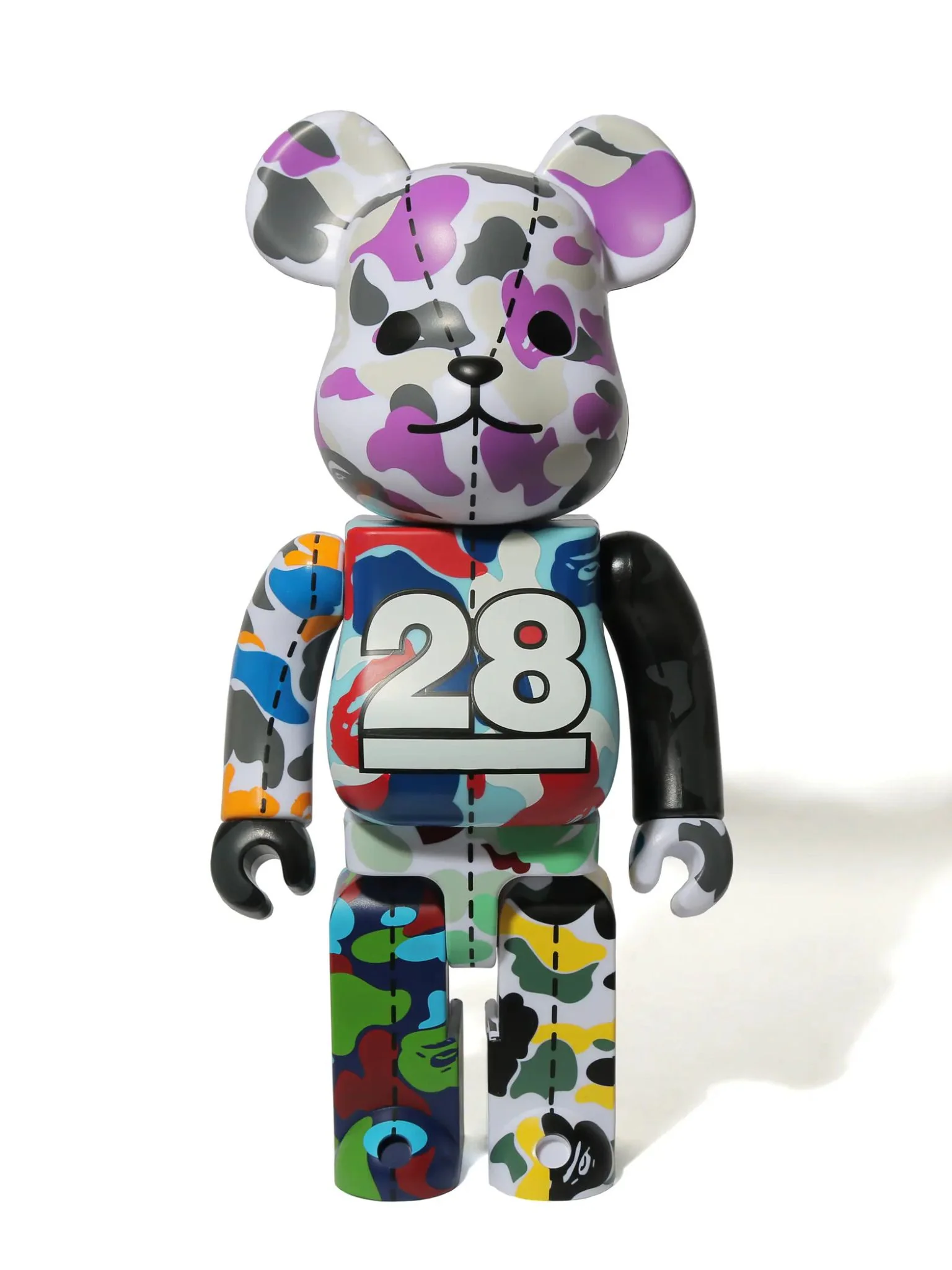 Bearbrick Bape(R) Camo 28th Anniversary Multi 400% #1
