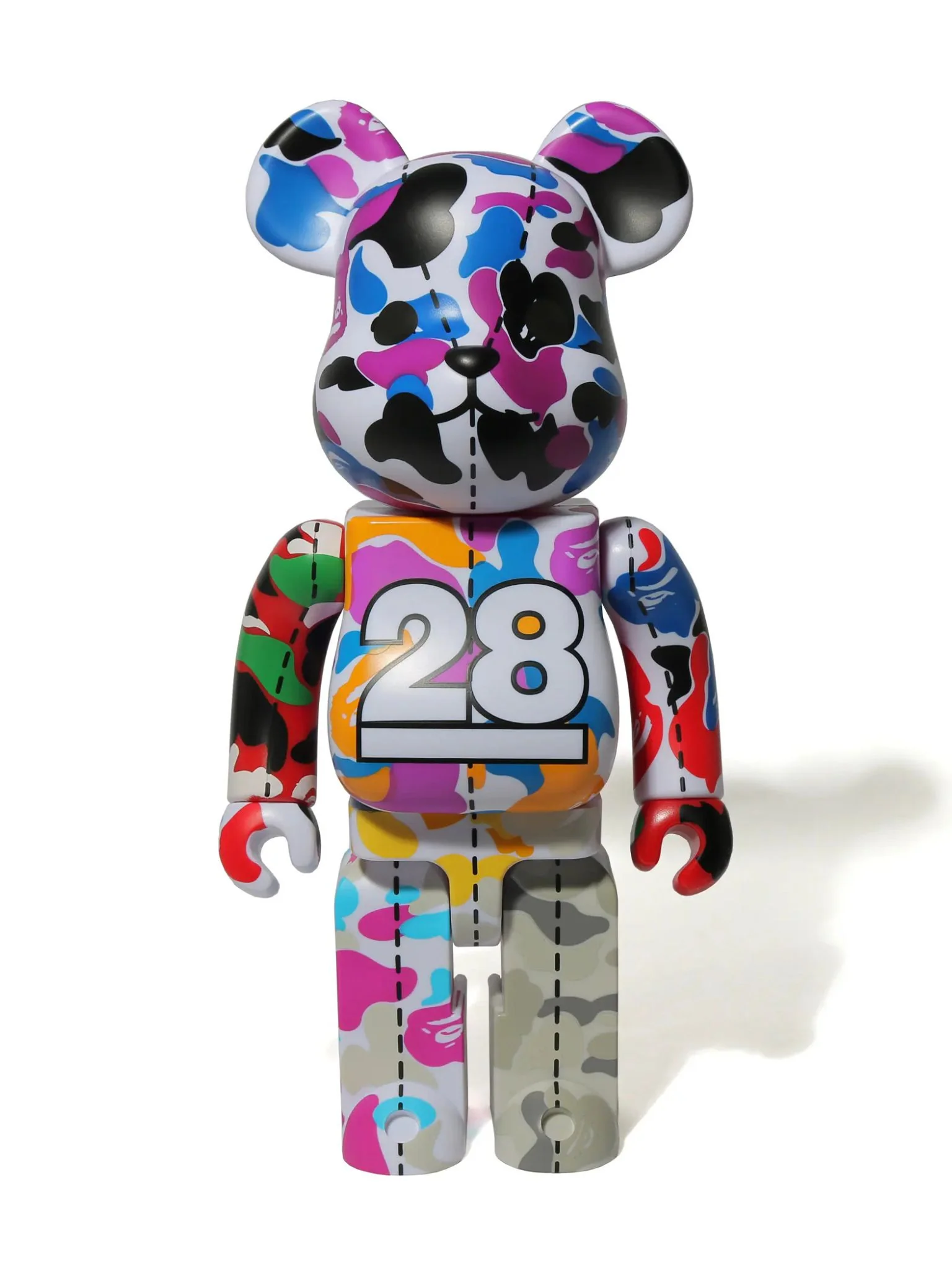 Bearbrick Bape(R) Camo 28th Anniversary Multi 400% #2