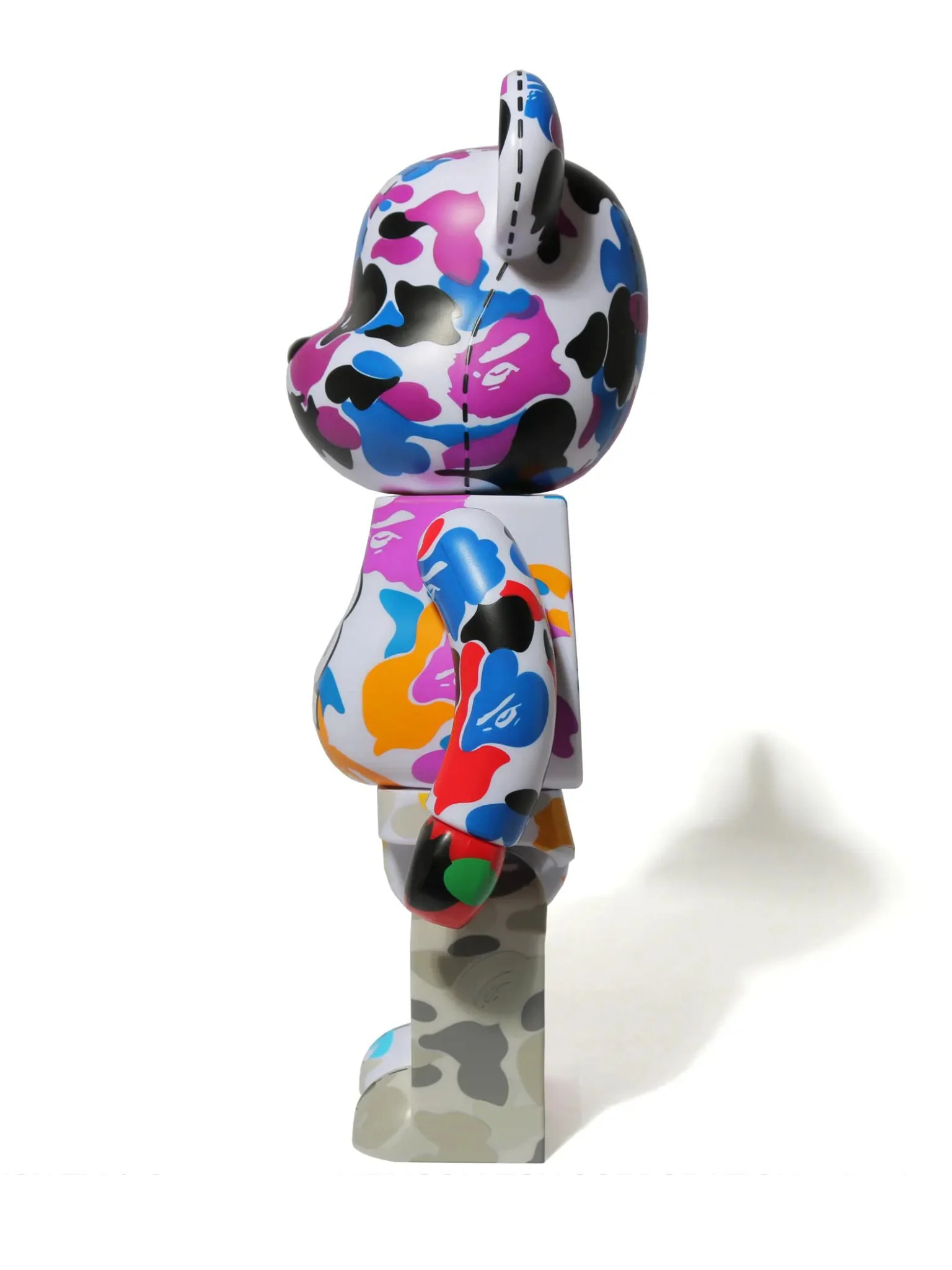 Bearbrick Bape(R) Camo 28th Anniversary Multi 400% #2 - Image 3