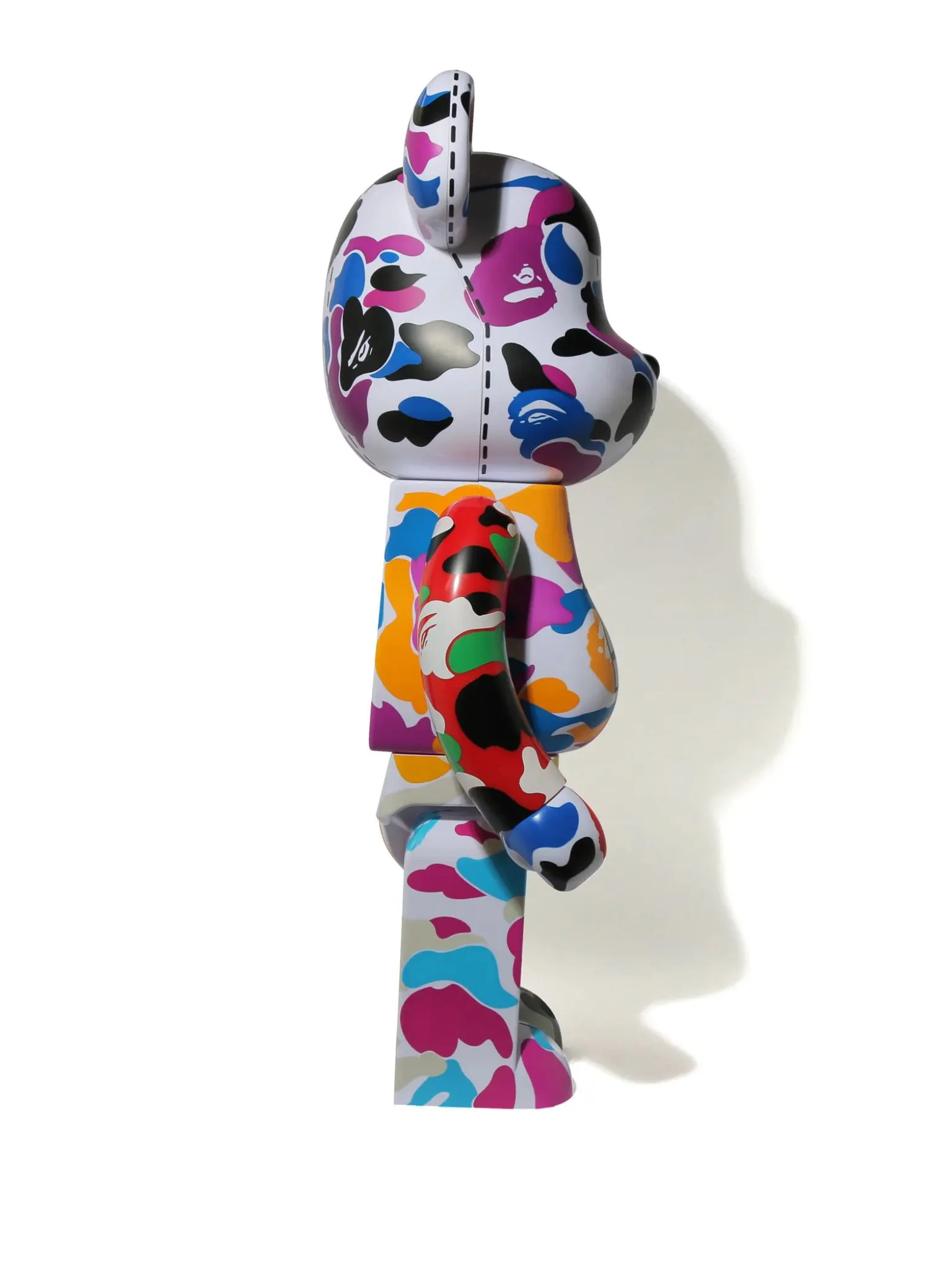 Bearbrick Bape(R) Camo 28th Anniversary Multi 400% #2 - Image 4