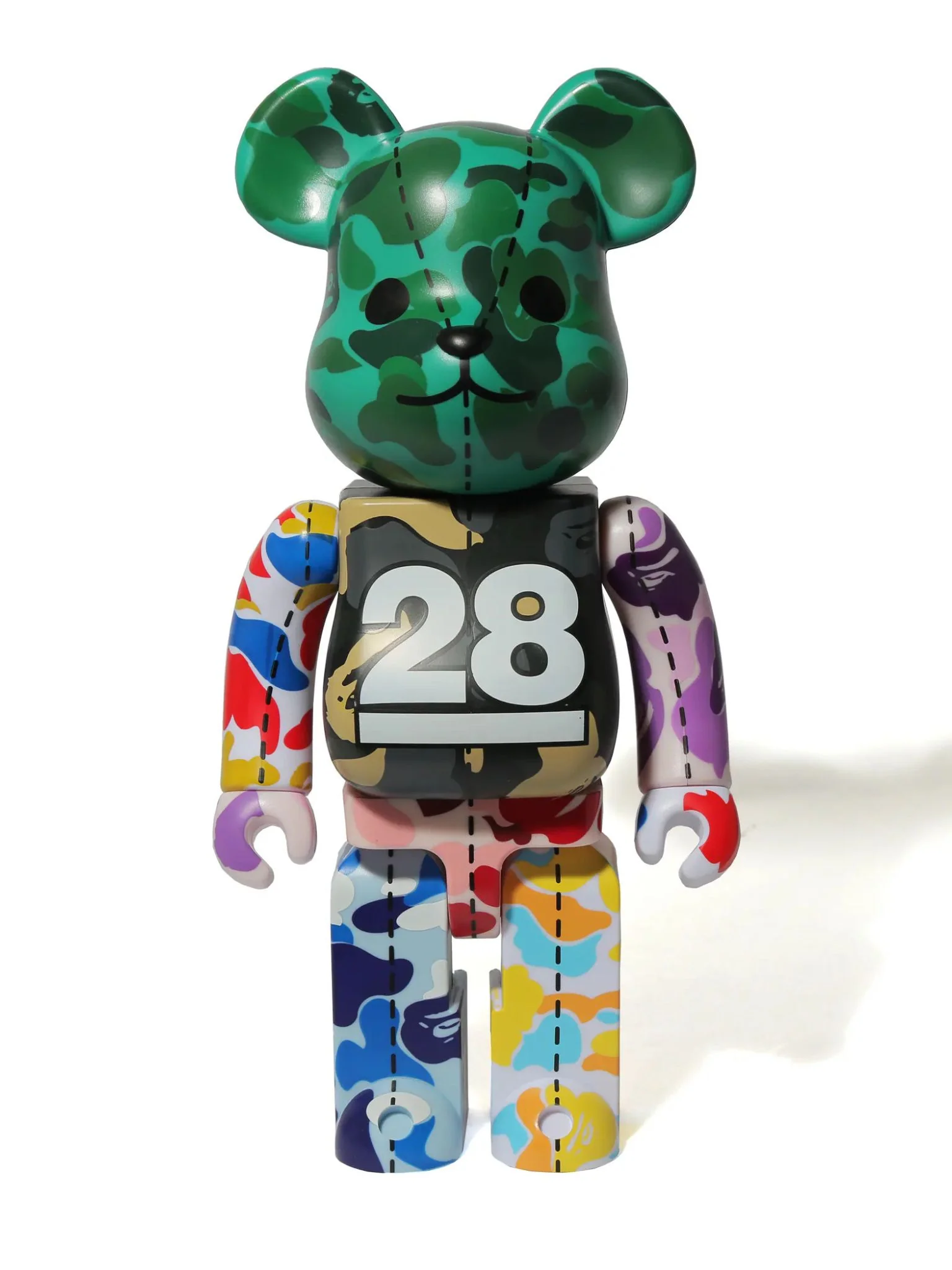 Bearbrick Bape(R) Camo 28th Anniversary Multi 400% #4