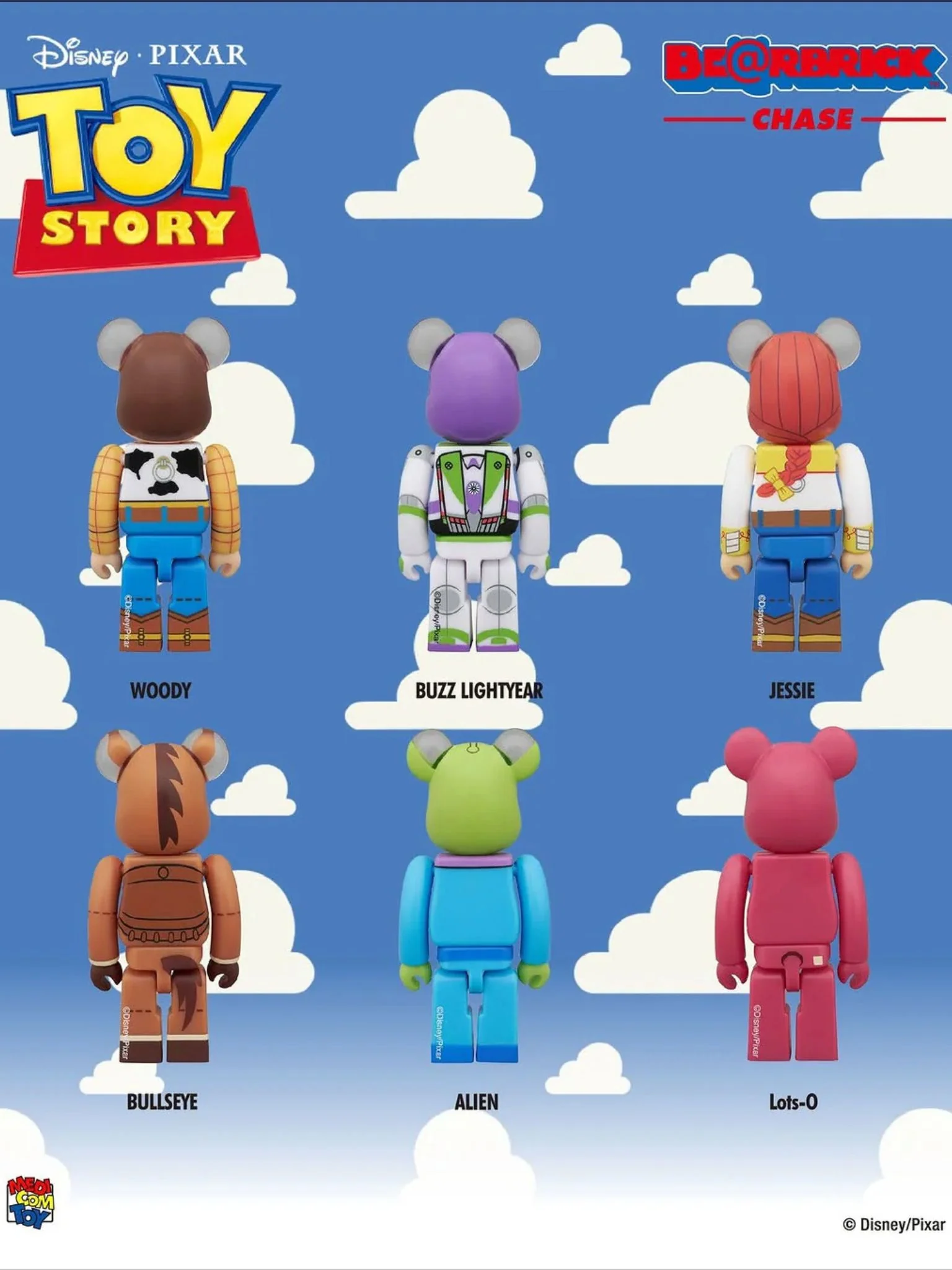 Bearbrick Chase Disney Toy Story 100% - Image 2