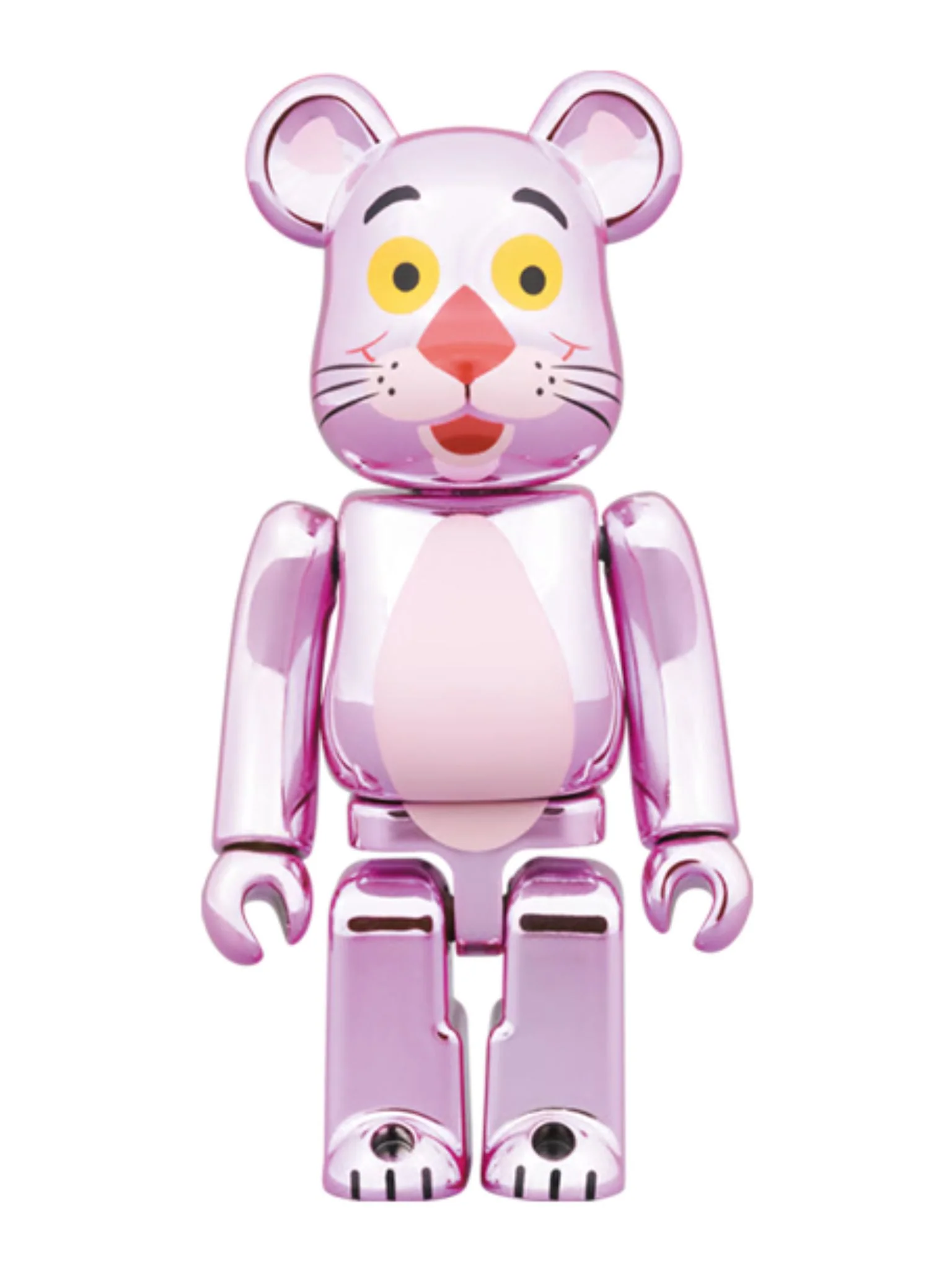 Bearbrick Pink Panther Chrome Ver. 100% & 400% - Image 2