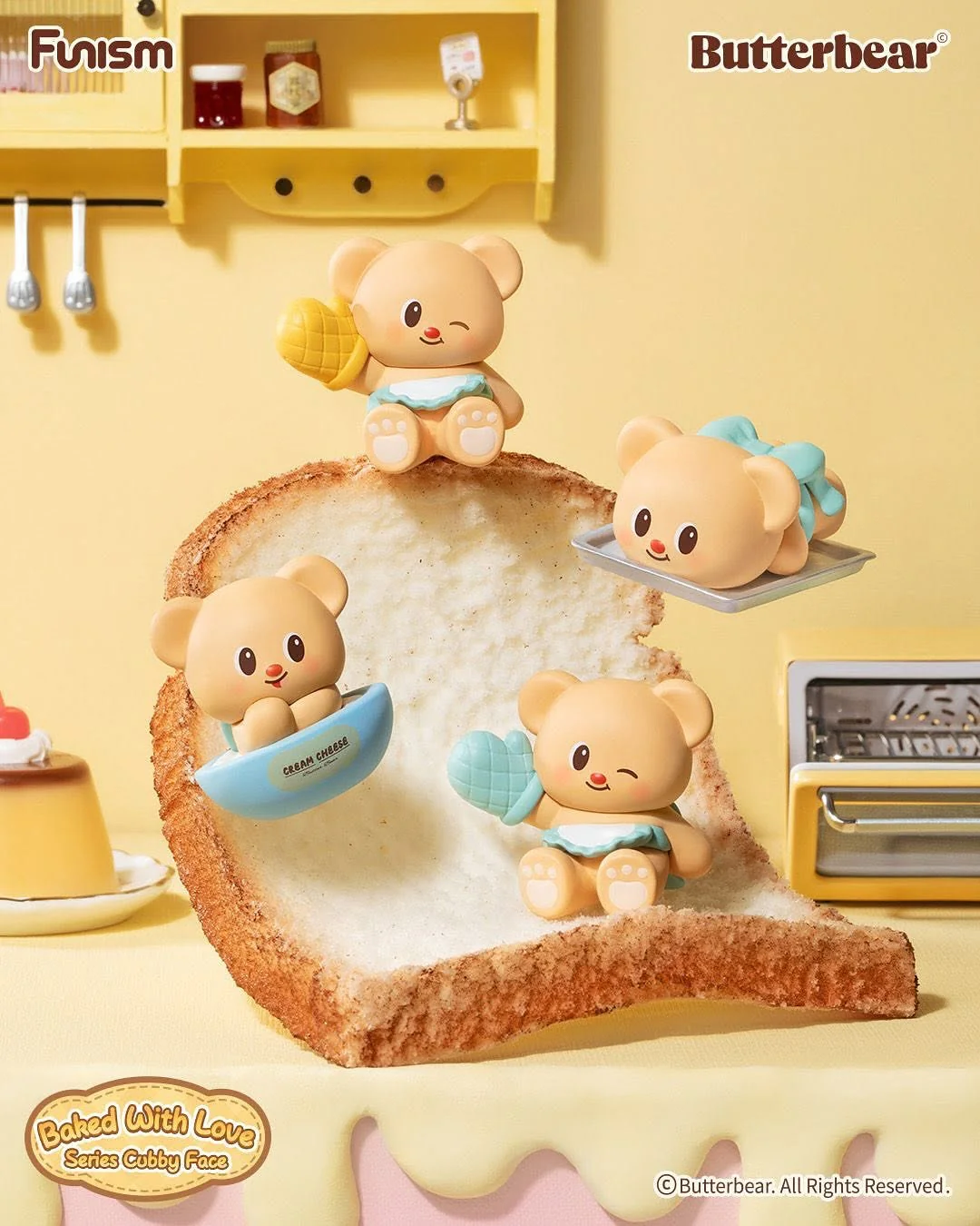 ButterBear Baked with Love Series Cubby Face Blind Box Series - Image 3