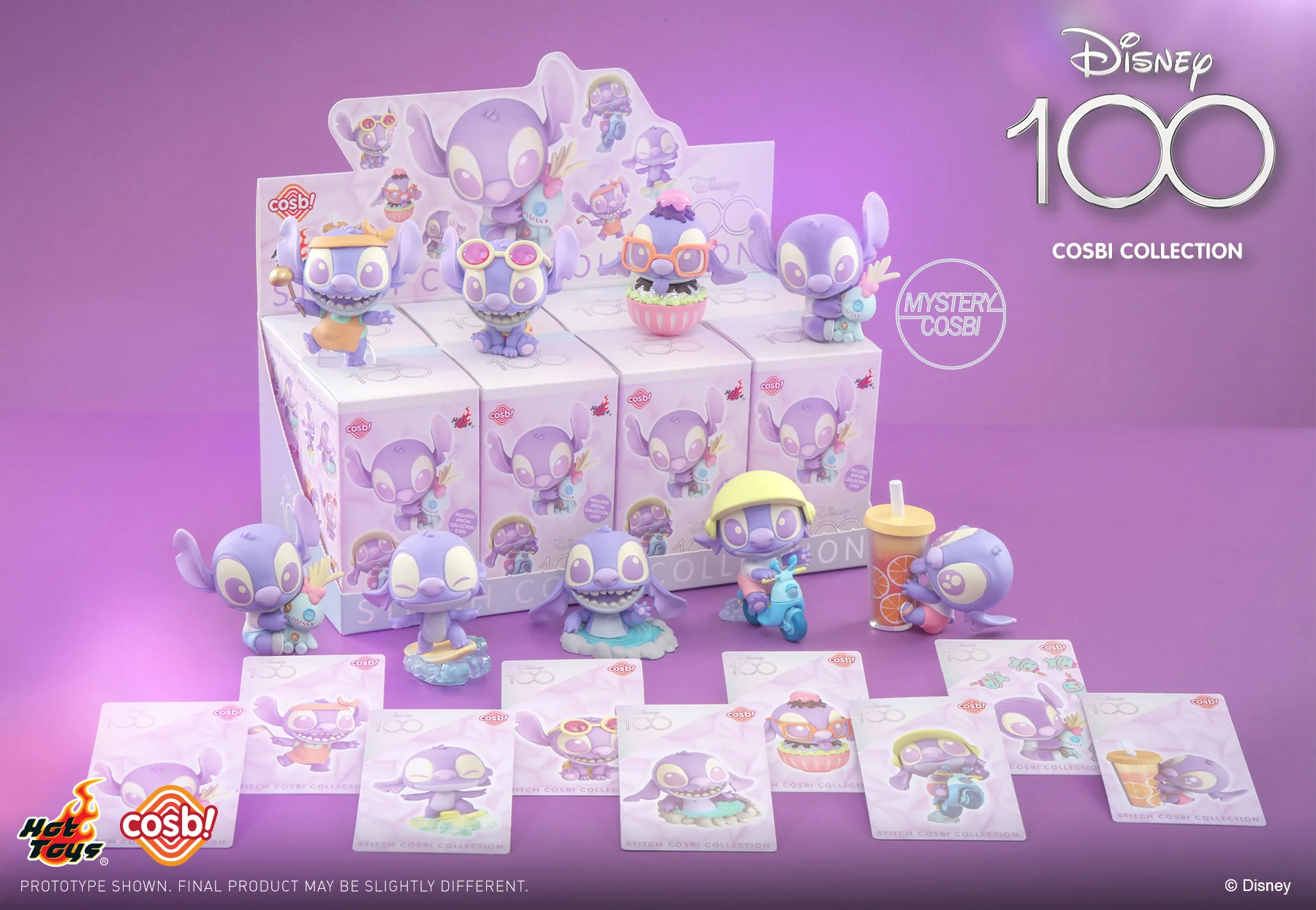 CBX132 - Disney 100 Stitch (Pastel Purple Version) Cosbi Collection - Image 3