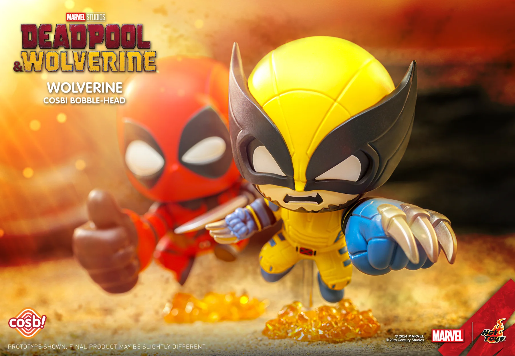CBX183 - Deadpool & Wolverine - Deadpool & Wolverine Cosbi Bobble-Head - Image 3