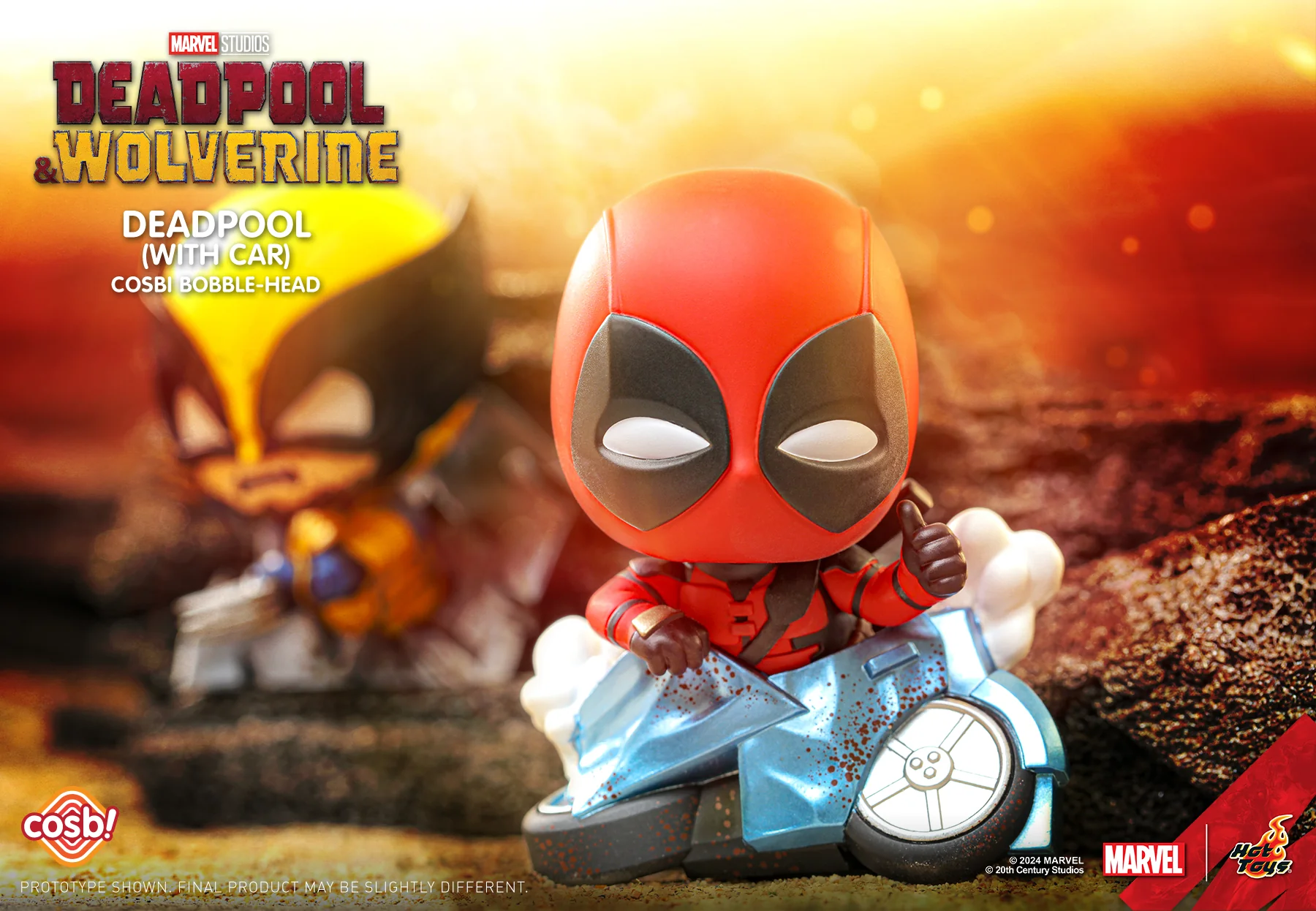 CBX183 - Deadpool & Wolverine - Deadpool & Wolverine Cosbi Bobble-Head - Image 4