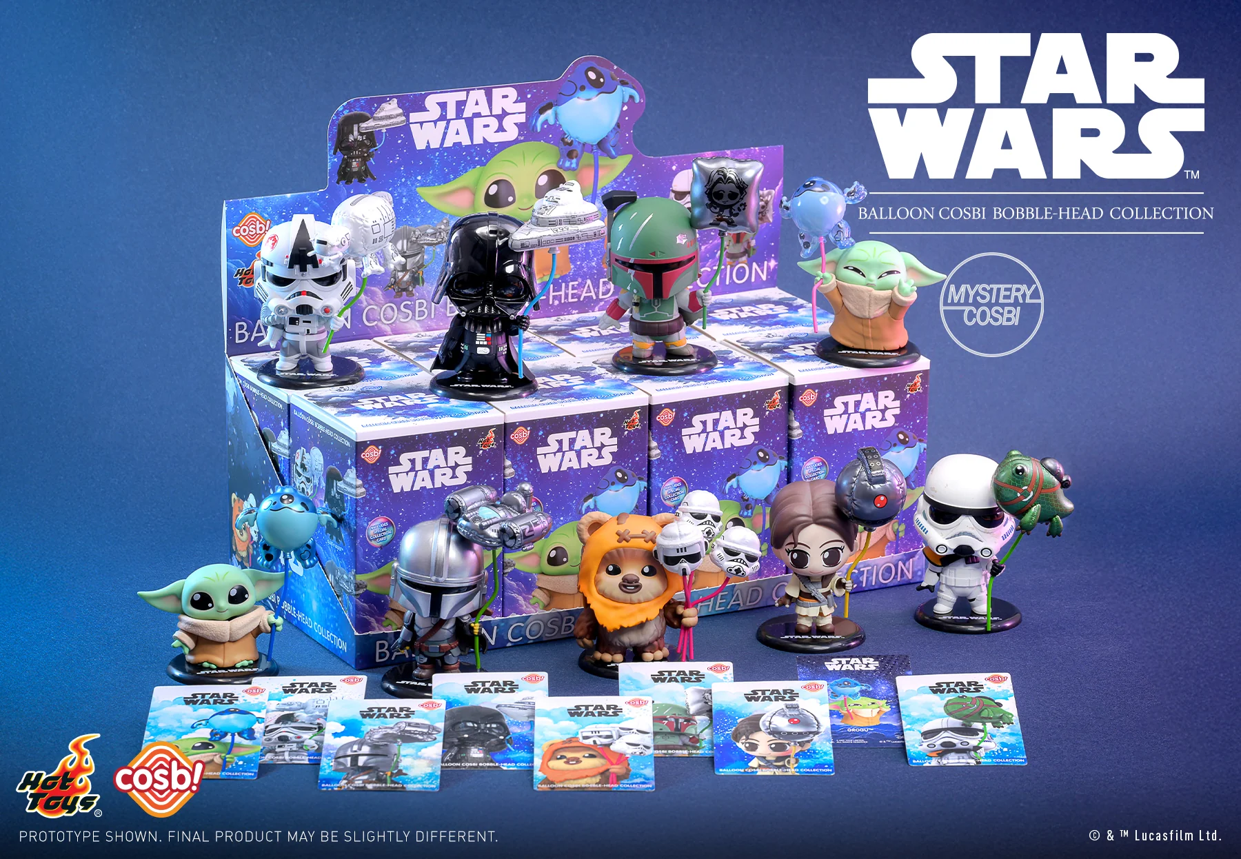 CBX249 - Star Wars - Star Wars Balloon Cosbi Bobble-Head Collection - Image 11