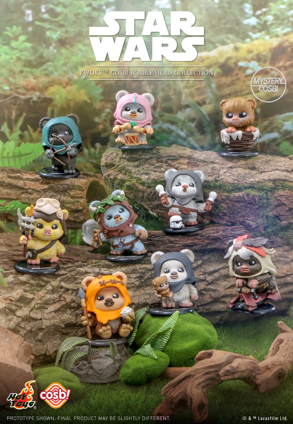 CBX251 - Star Wars - Ewoks Cosbi Bobble-Head Collection - Image 2