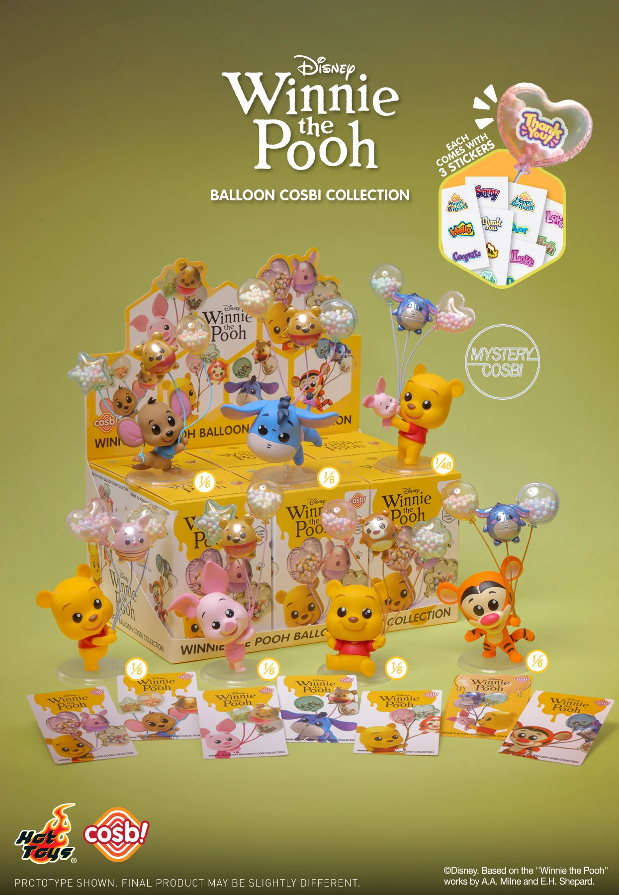 CBX314 - Winnie the Pooh with Balloons Cosbi Collection - Image 13