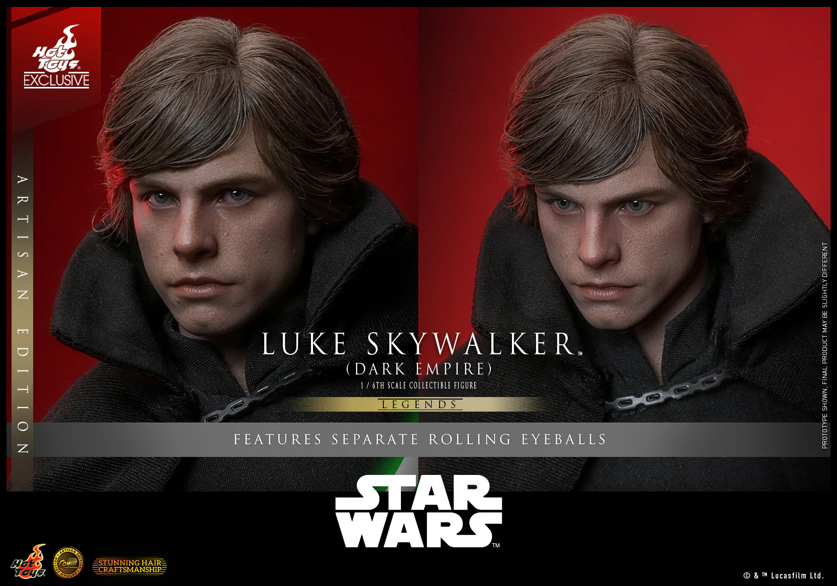 CMS020AE – Star Wars- 1/6th scale Luke Skywalker (Dark Empire) Collectible Figure (Artisan Edition) [Hot Toys Exclusive] - Image 11