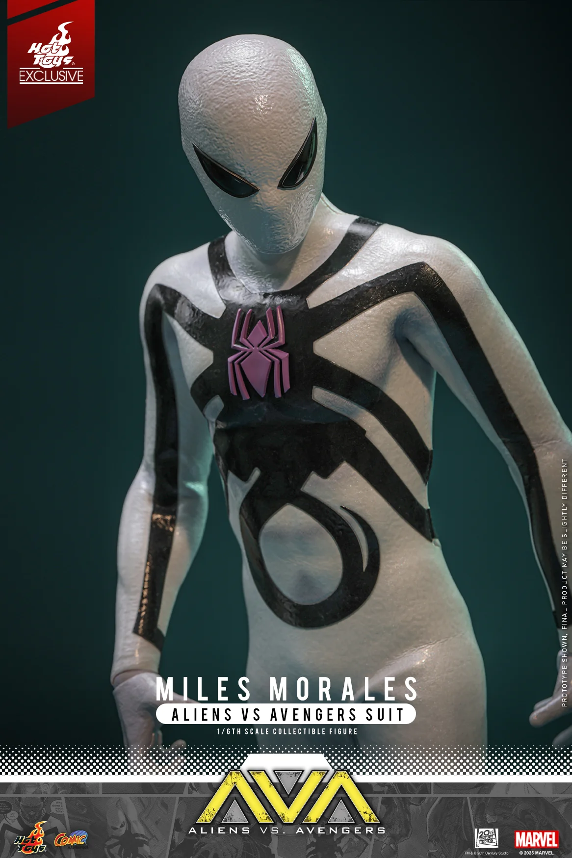 CMS027 - Aliens Vs. Avengers - 1/6th scale Miles Morales (Aliens Vs. Avengers Suit) Collectible Figure [Hot Toys Exclusive] - Image 11