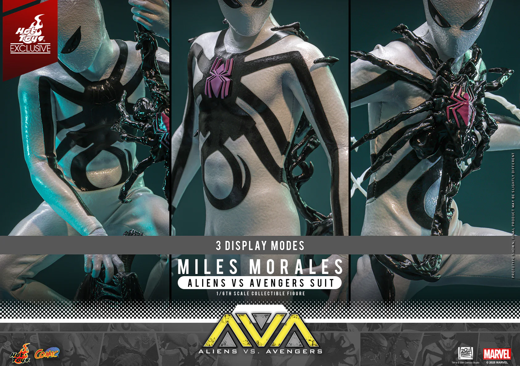 CMS027 - Aliens Vs. Avengers - 1/6th scale Miles Morales (Aliens Vs. Avengers Suit) Collectible Figure [Hot Toys Exclusive] - Image 17