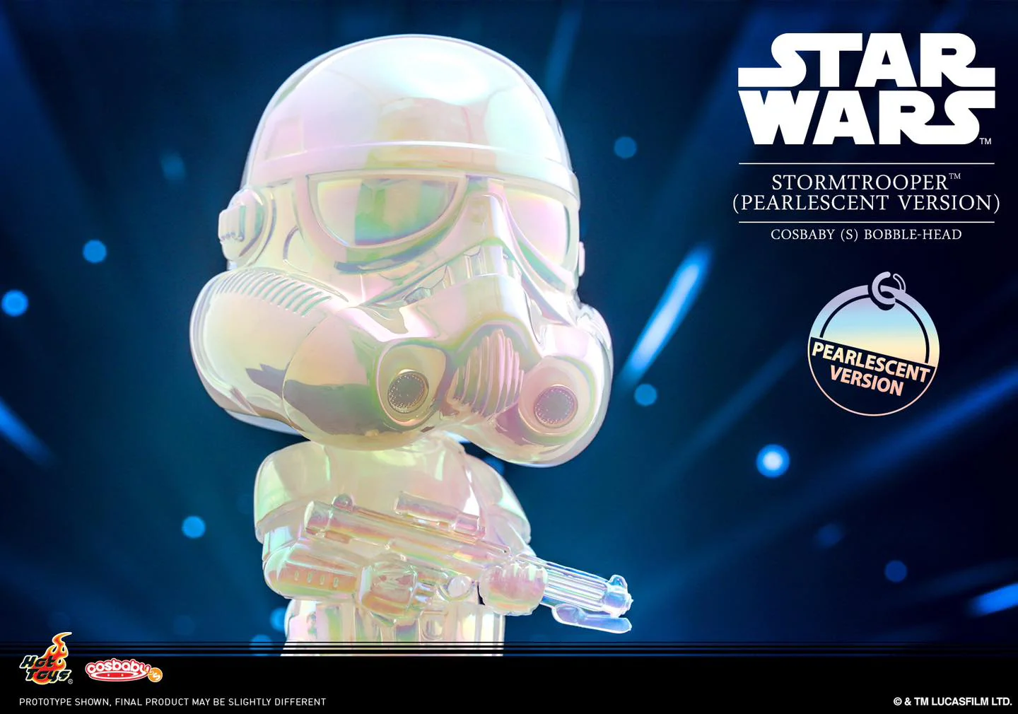 COSB1029 - Stormtrooper (Pearlescent Version) Cosbaby (S) Bobble-Head - Image 3