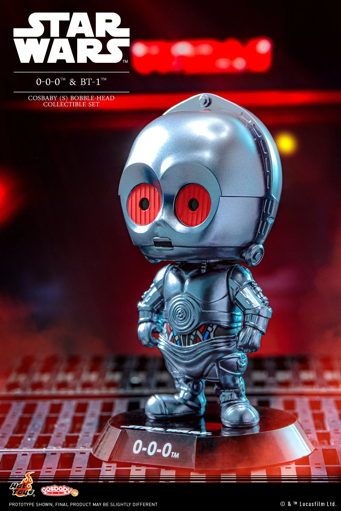 COSB1077 - Star Wars - 0-0-0 & BT-1 Cosbaby Bobble-Head Collectible Set - Image 3