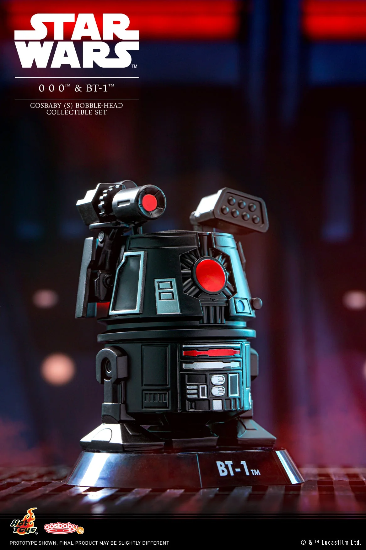 COSB1077 - Star Wars - 0-0-0 & BT-1 Cosbaby Bobble-Head Collectible Set - Image 4