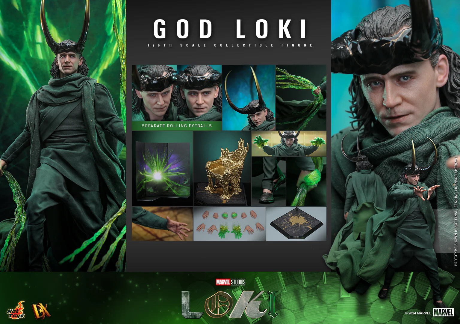 DX40 - Loki - 1/6th scale God Loki Collectible Figure - Image 2