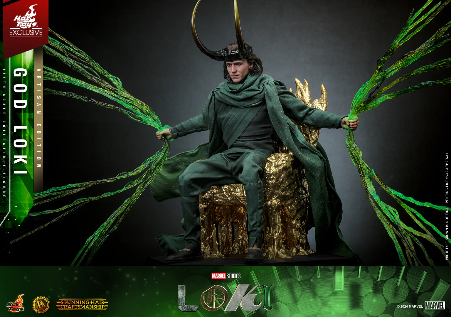 DX41AE - Loki - 1/6th scale God Loki Collectible Figure (Artisan Edition) [Hot Toys Exclusive] - Image 10