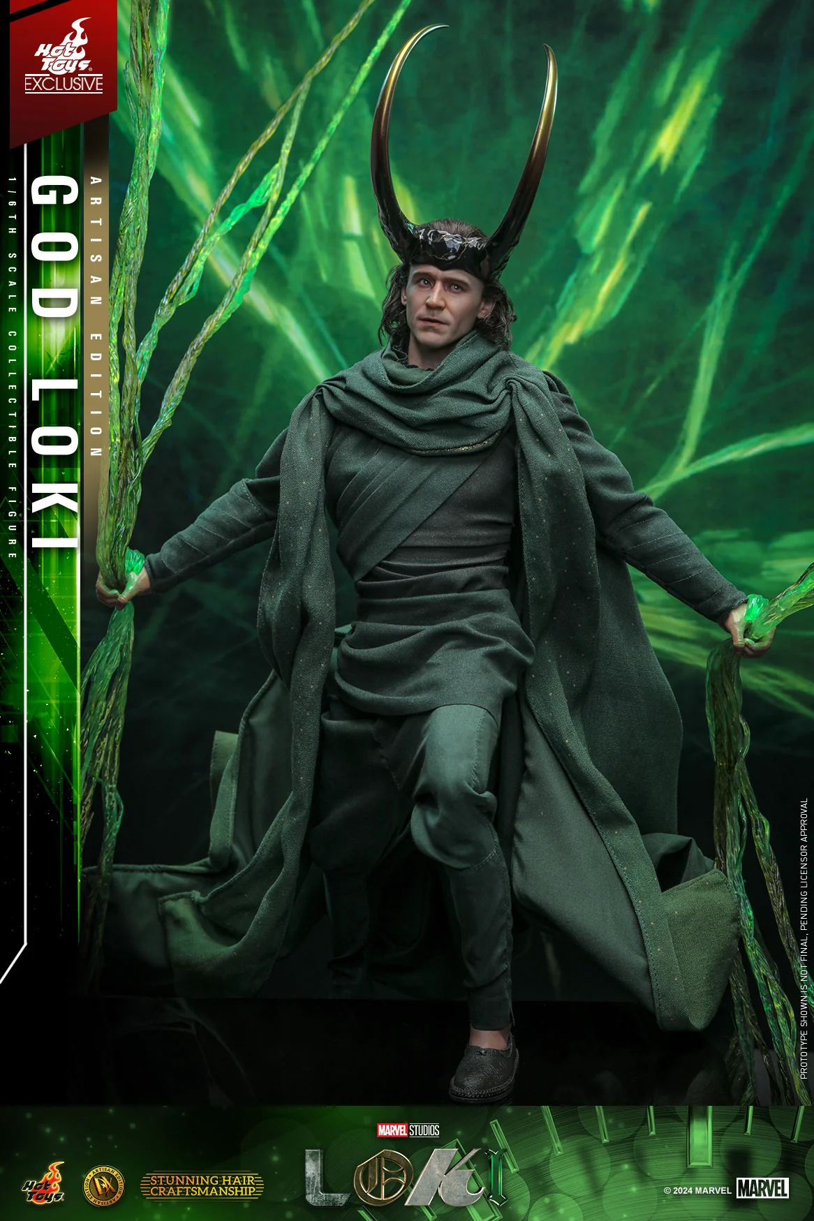 DX41AE - Loki - 1/6th scale God Loki Collectible Figure (Artisan Edition) [Hot Toys Exclusive] - Image 7
