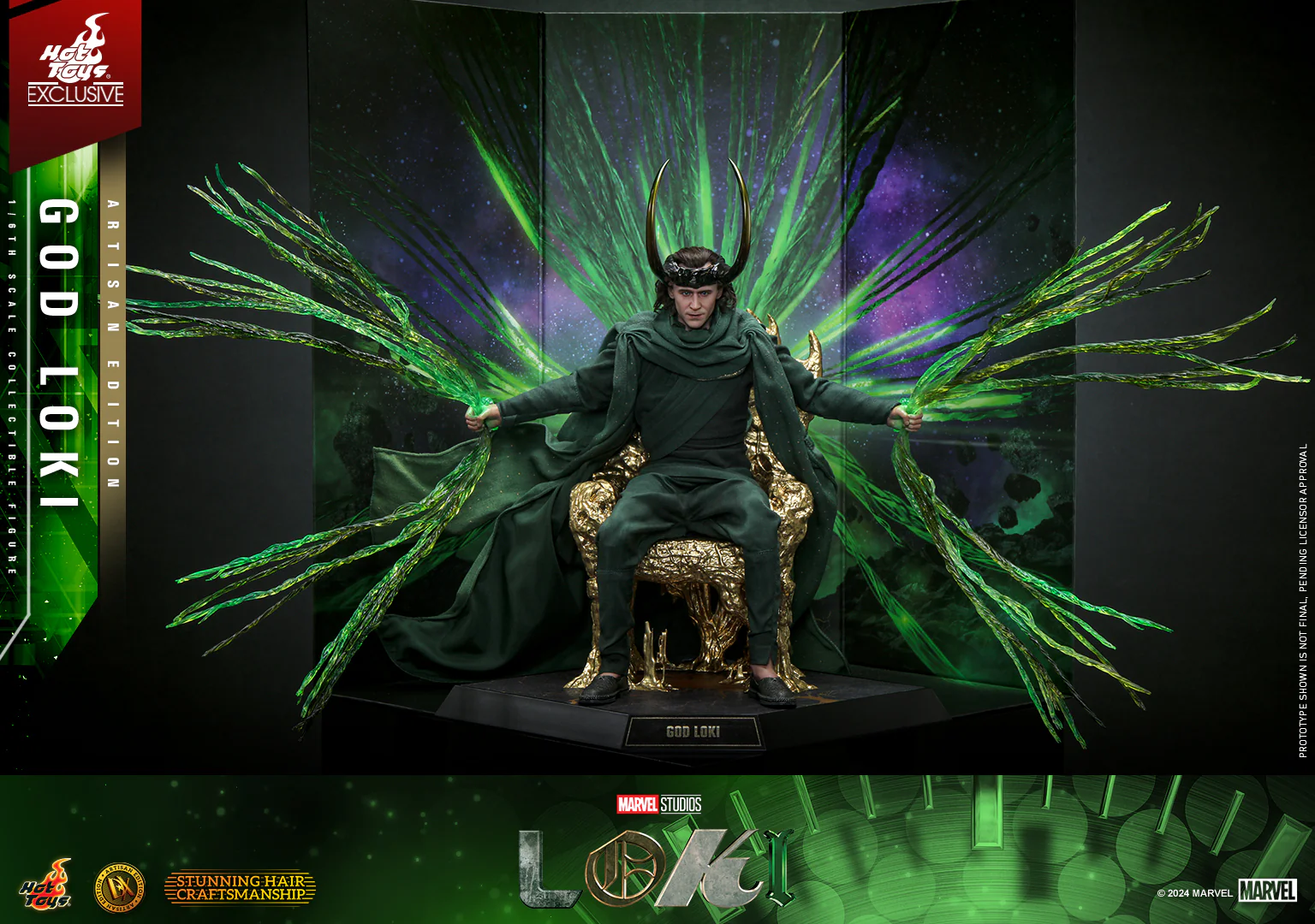 DX41AE - Loki - 1/6th scale God Loki Collectible Figure (Artisan Edition) [Hot Toys Exclusive] - Image 9