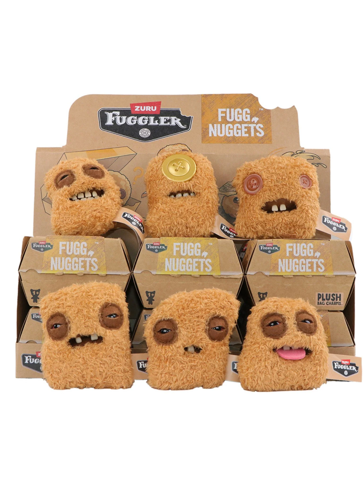Fuggler Ugly Cute Chicken Nugget Series Plush Keychain Blind Box
