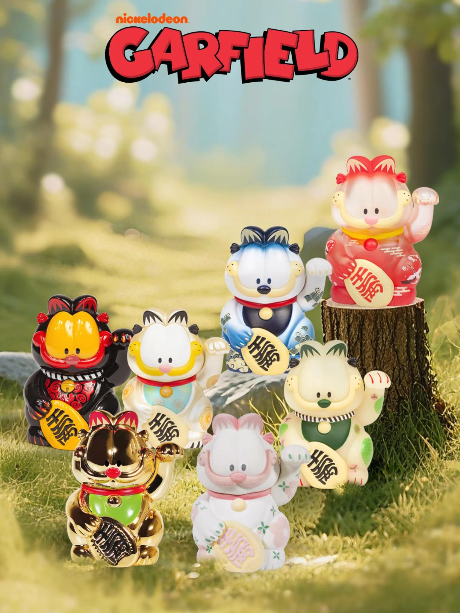 Garfield Fortune Series Figures Blind Box